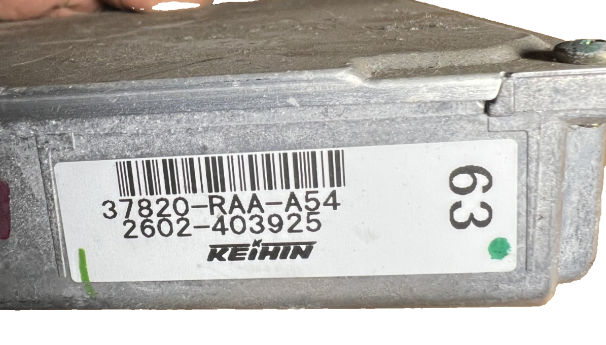 03 2003 Honda Accord 2.4L Automatic Engine Control Module 37820 RAA A54