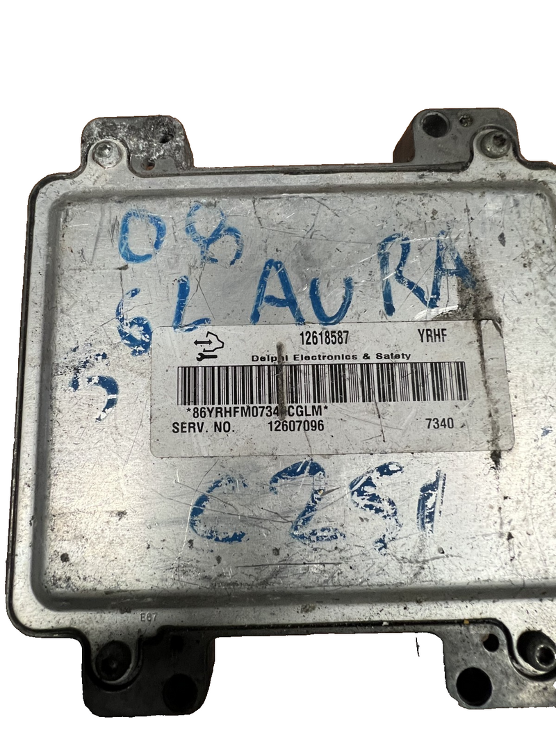08 2008 Saturn Aura Engine Computer Control Module ECM OEM 12618587
