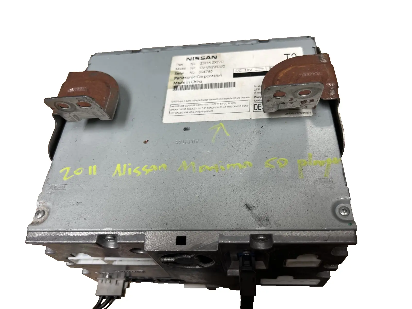 2010-2014 Nissan Maxima AM FM CD Player Radio Receiver OEM 2591A ZX77D by Nissan