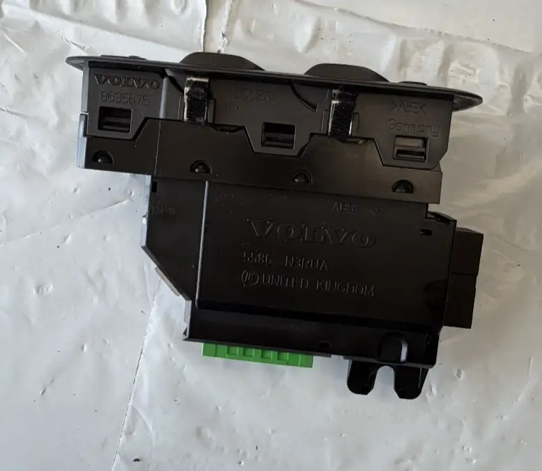 14 2014 Volvo XC90 Master Power Window Switch Front 8635675 Black by Volvo