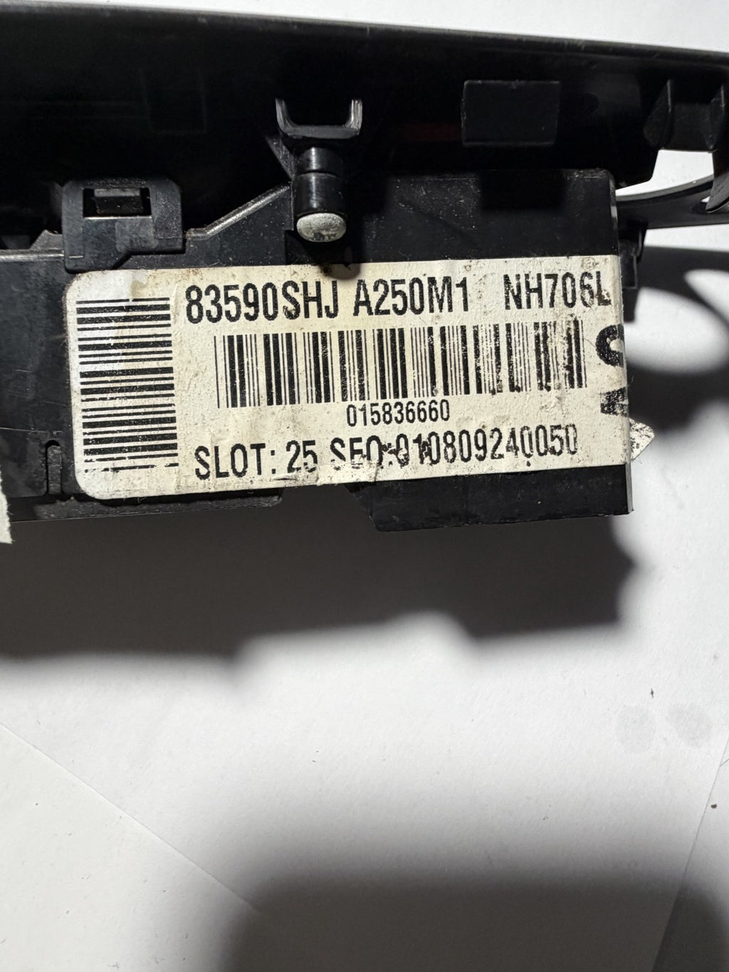 Power Door Window Master Switch 83590SHJ fits 05 06 07 08 09 10 Honda Odyssey