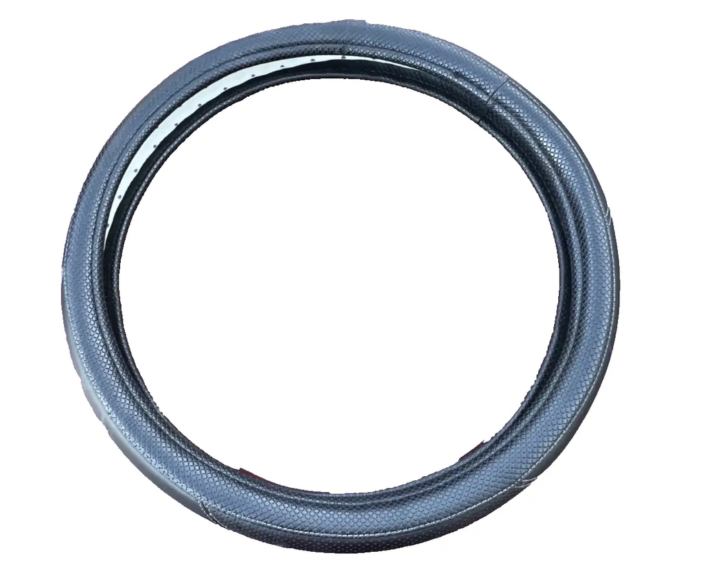 Steering Wheel Cover Black Textured for Steering Wheel Protection, Grip by Unbranded