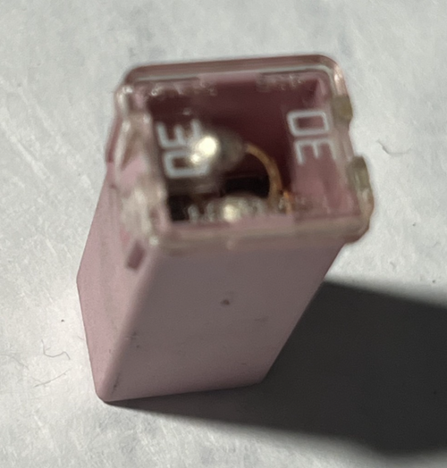 Genuine Littelfuse 30A Jcase Fuse Cartridge Pink for Ford Chrysler GM