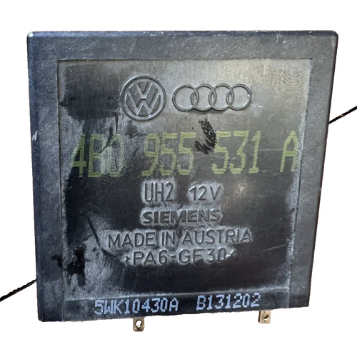 Wiper Relay 12V 4B0 955 531 A, B131202 fits Volkswagen Audi Jetta Golf by Volkswagen