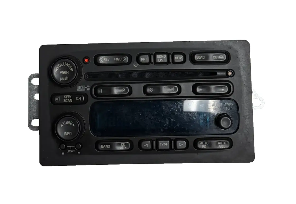 2005-2009 GMC Envoy Stereo Radio AM FM CD 6 Disc Player 15234935 Black by Delphi GM