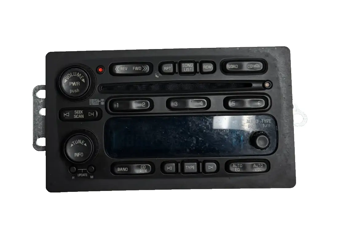 2005-2009 GMC Envoy Stereo Radio AM FM CD 6 Disc Player 15234935 Black by Delphi GM