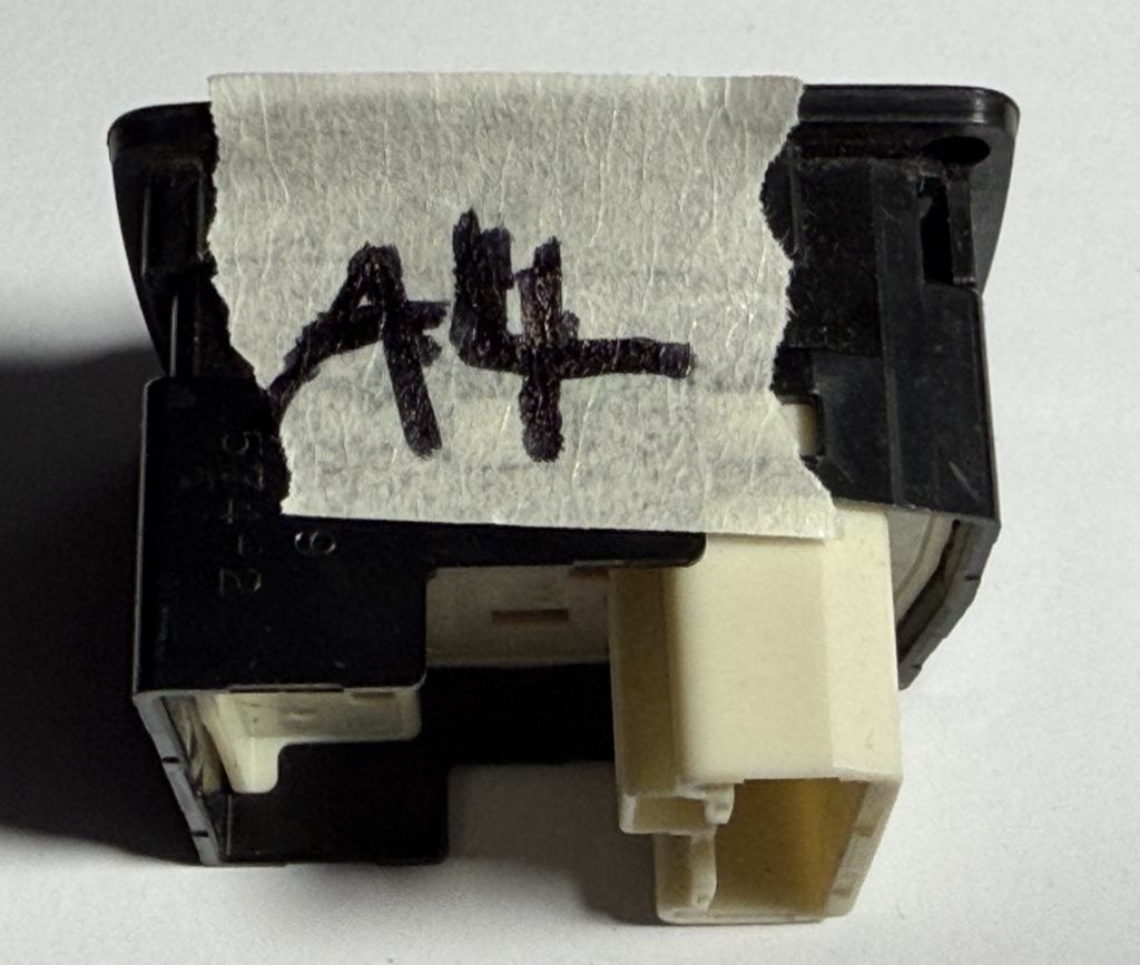 Power Side View Mirror Control Switch 183574 Black fits 05-10 Toyota Prius