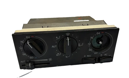 1993-1997 Volvo 850 Climate Dual Auto Heater Control Panel 9166550 W604K by Unbranded