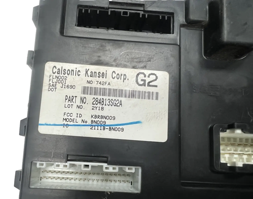 13 2013 Nissan Sentra Body Computer Control Module 284B13SG2A Black by Calsonic