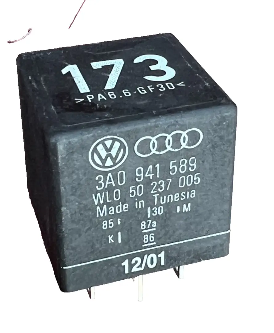 Daytime Running Lights Relay 3A0 941 589, WL050237 fits 99-02 Volkswagen Cabrio by Volkswagen