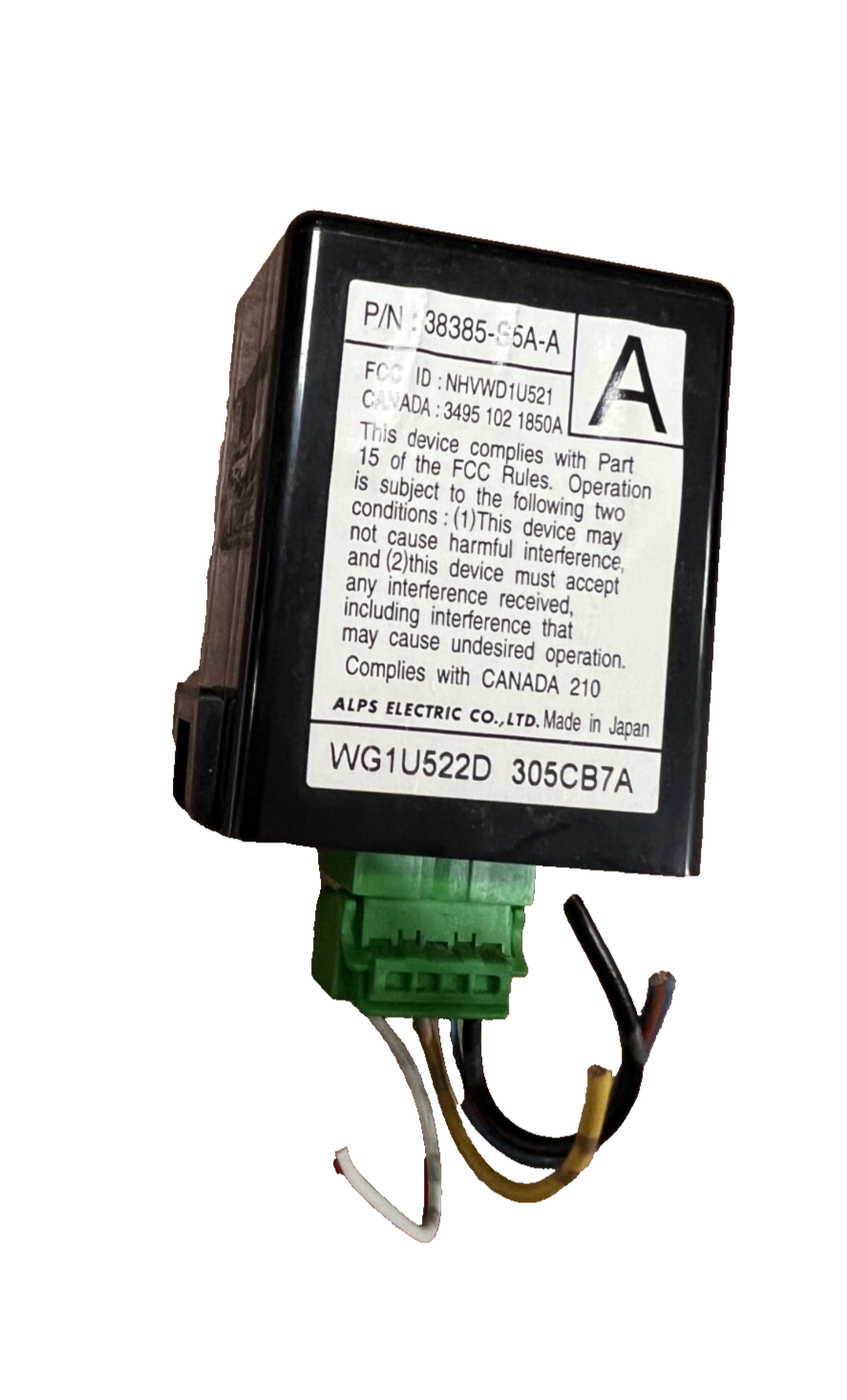 01 02 03 04 05 Honda Civic Keyless Entry Receiver Module OEM 38385-S5A-A