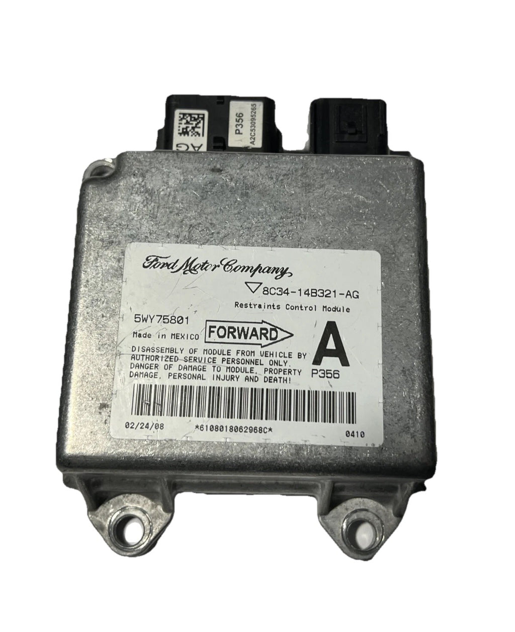 2008 2009 2010 Ford F450 Restraint Control Module OEM 8C34-14B321-AG, 5WY75801