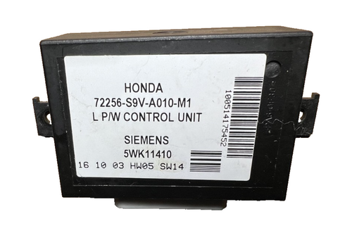 03 04 05 06 07 08 Honda Pilot Window Control Module LH 72256 S9V A010 M1