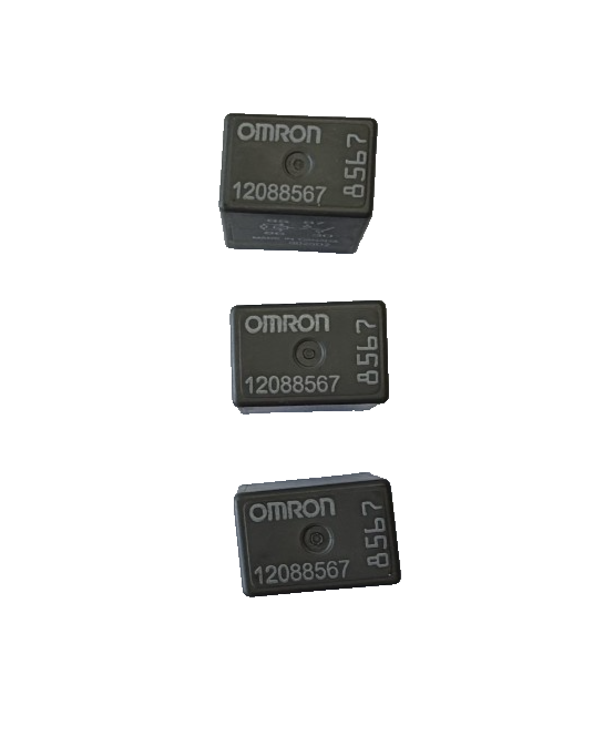 Qty 3 Omron 4-Pin Prong AC Compressor Relay 12088567, 8567 fits Chevrolet by Omron