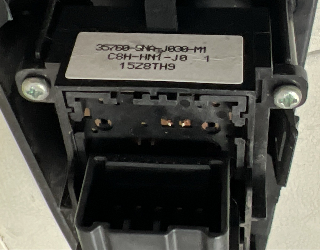 2006-2010 Honda Civic Rear Left Side Power Window Switch OEM 35760-SNA-J030-M1