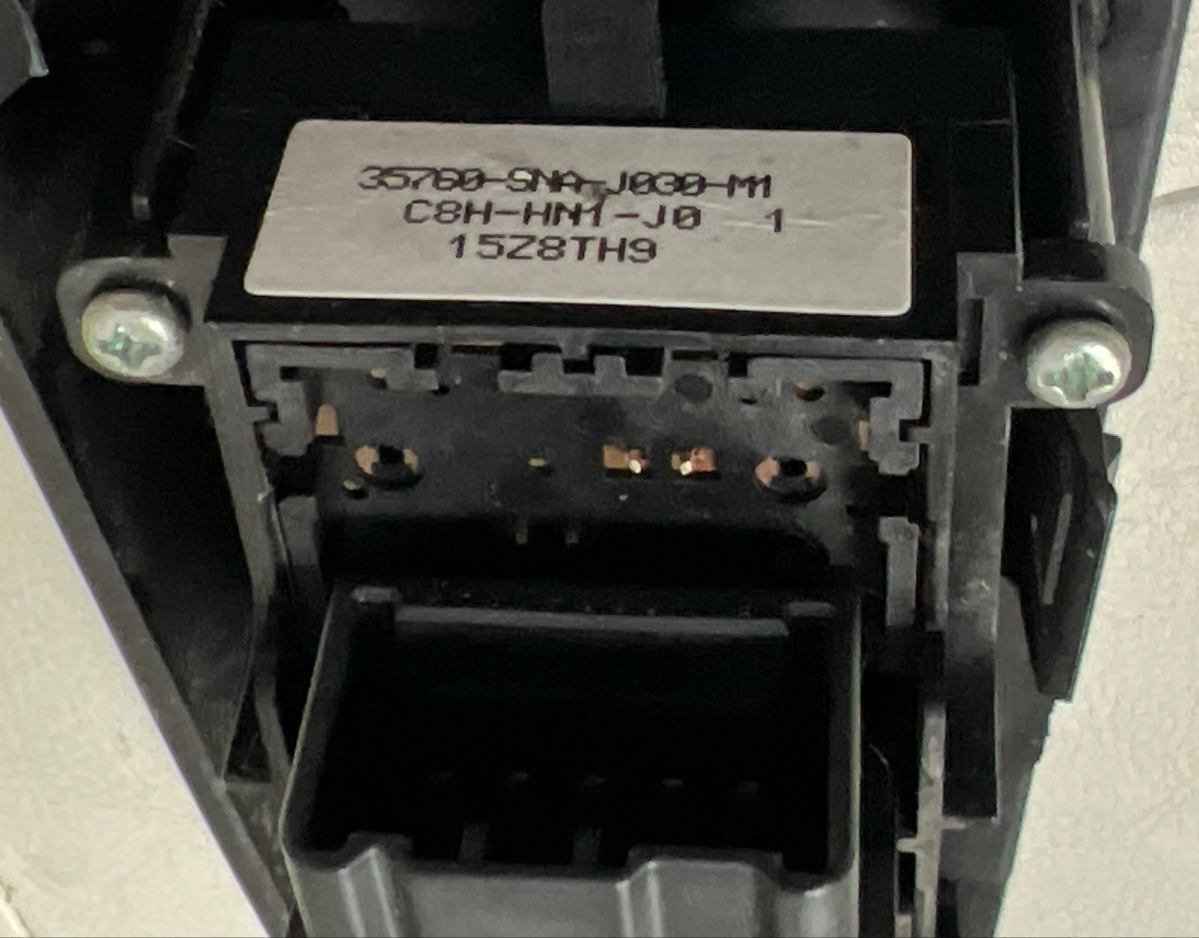 2006-2010 Honda Civic Rear Left Side Power Window Switch OEM 35760-SNA-J030-M1