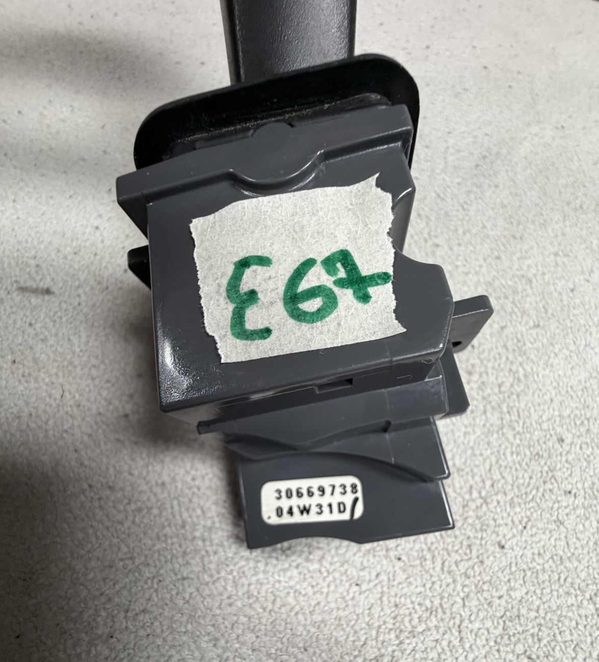 2005-2006 Volvo XC90 Turn Signal Info Reset Switch 30669738 Black