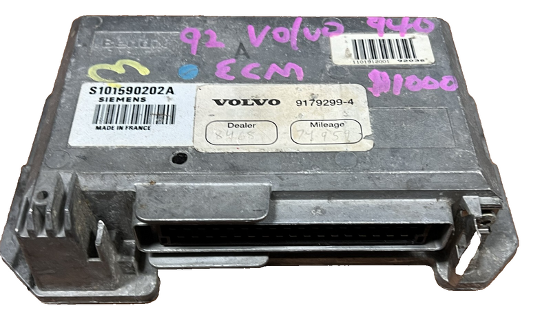 1992-1995 Volvo 740 940 Engine Control Module OEM 9179299-4, S101590202A