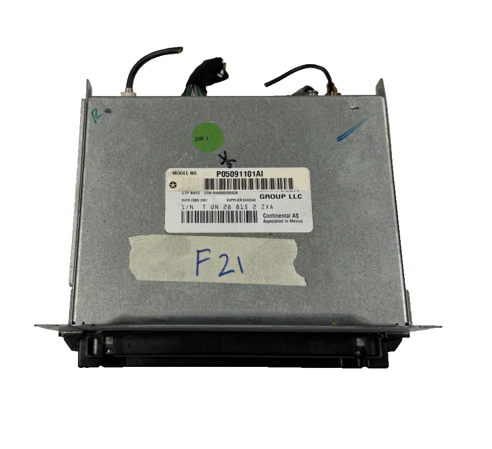 2011-2012 Dodge Journey AM FM CD Player Radio Receiver Head P05091101AI