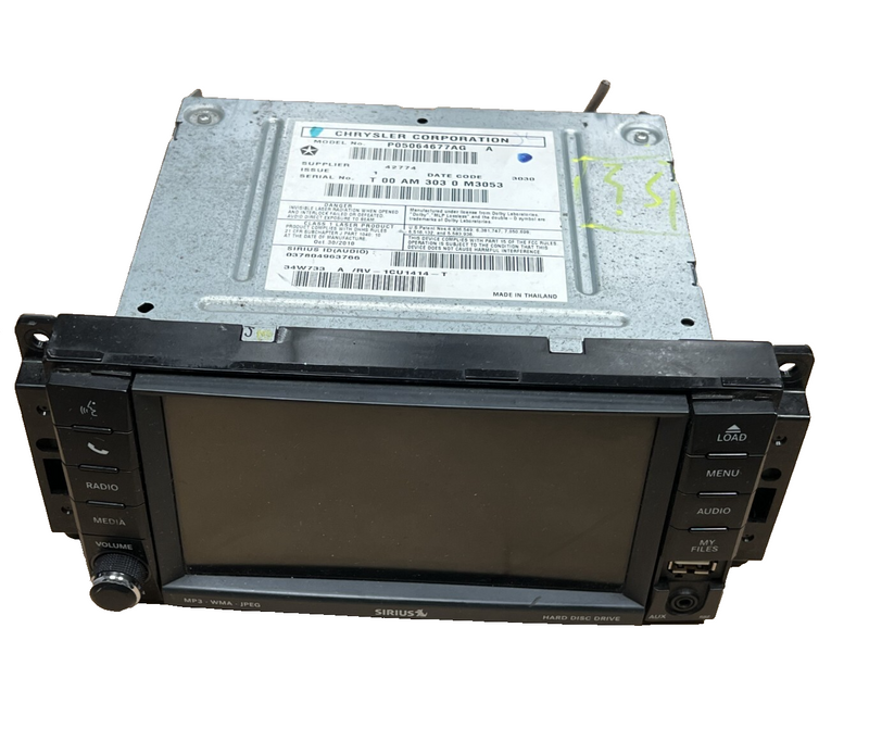 2011-2014 Chrysler 200 AM FM Radio Receiver MP3 CD Player OEM P05064677AG
