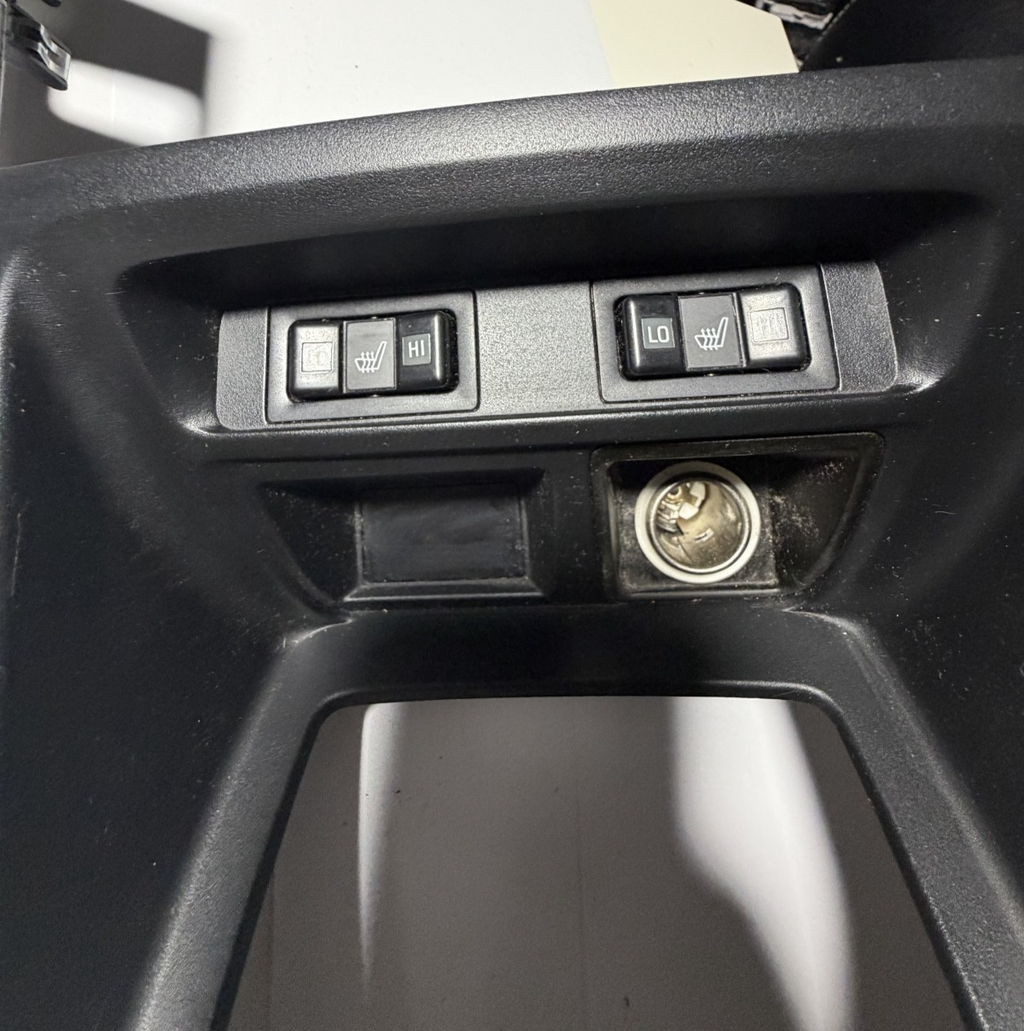 1999-2003 Lexus RX300 Upper Center Console with Heated Seat Switch Woodgrain