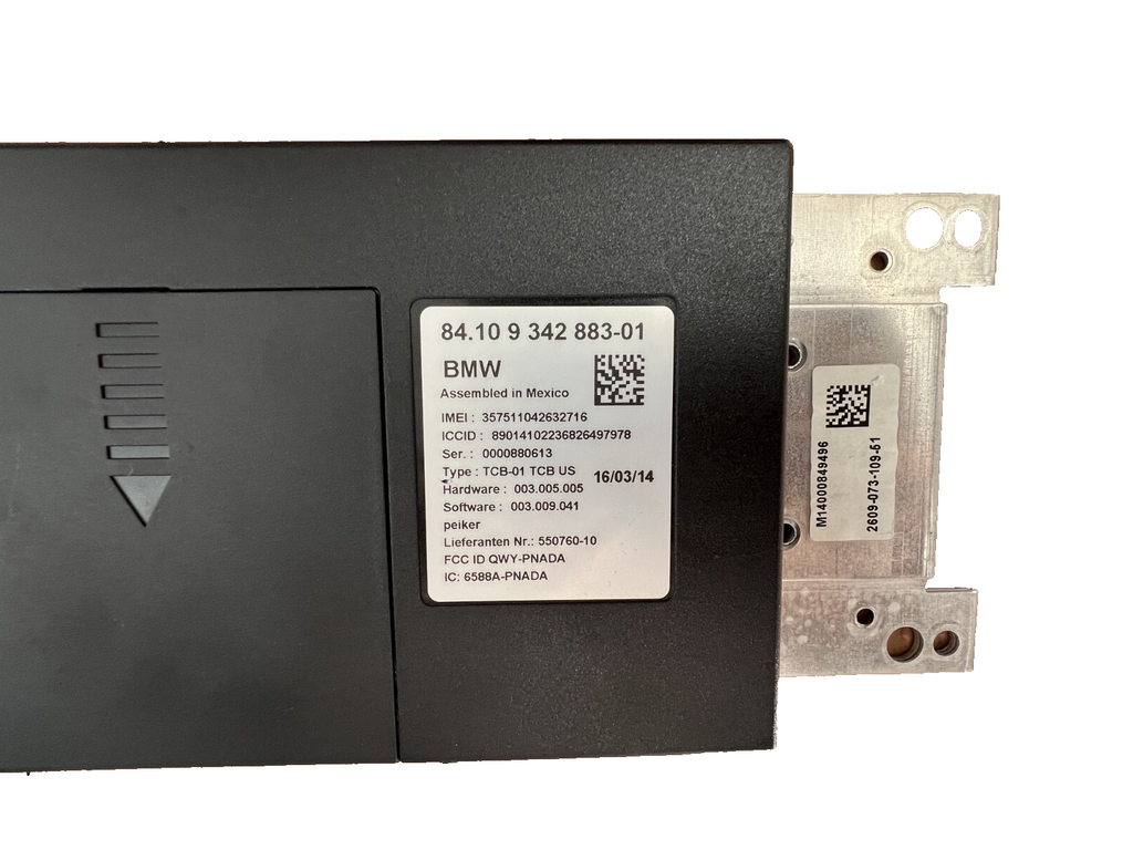 12-17 BMW F07 550i GT 640i M5 M6 Bluetooth Telematic Communication Module OEM