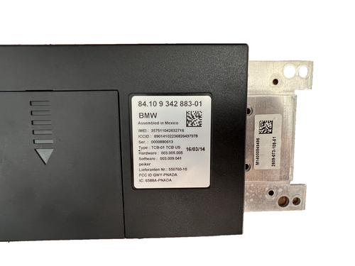 12-17 BMW F07 550i GT 640i M5 M6 Bluetooth Telematic Communication Module OEM