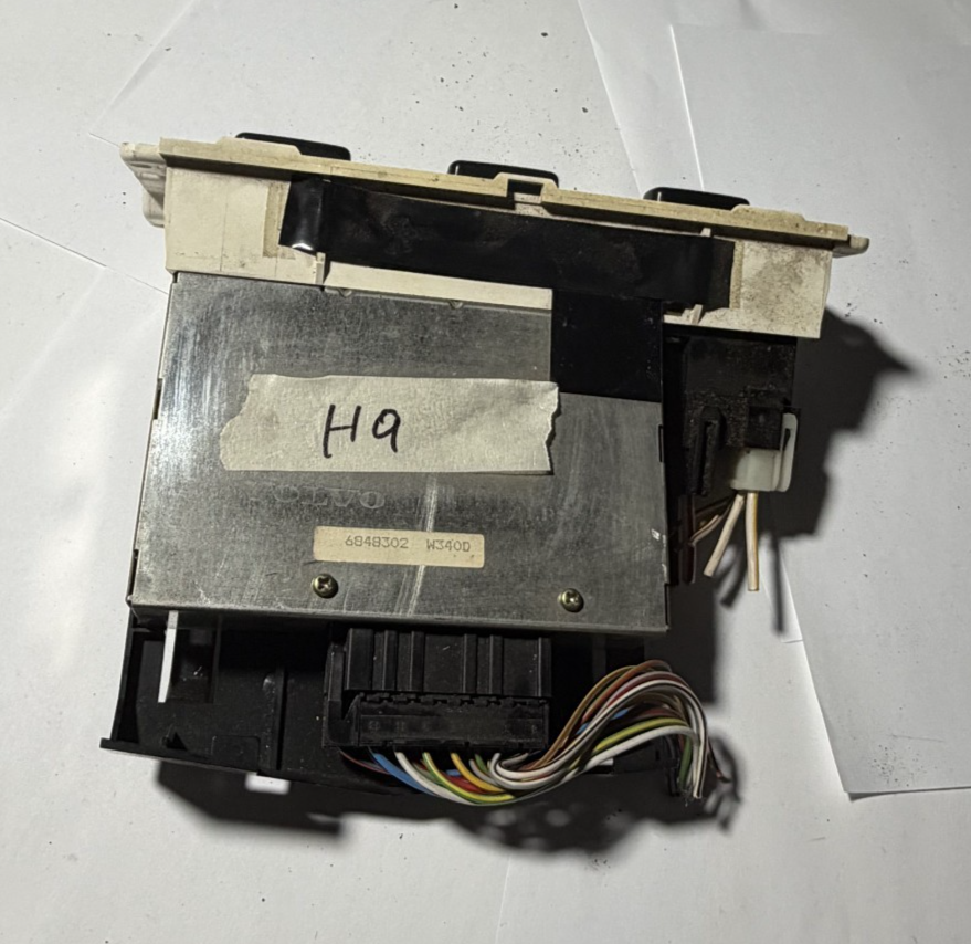 1992-1995 Volvo 940 740 HVAC Climate Heater Control Switch 6848302 W340D
