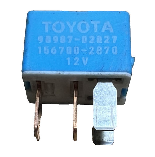 2002-2025 Toyota Lexus Denso 12V Cooling Fan Relay 90987 02027, 156700 2870