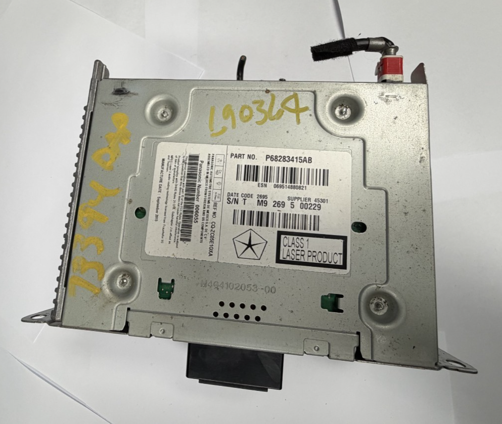 2016-2017 16 17 Dodge Journey AM FM CD Player Radio Receiver 68283415AB