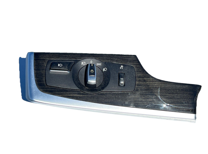2011-2016 BMW F10 535I 528I Headlight Lamp Switch Control & Trim OEM 9192745 04