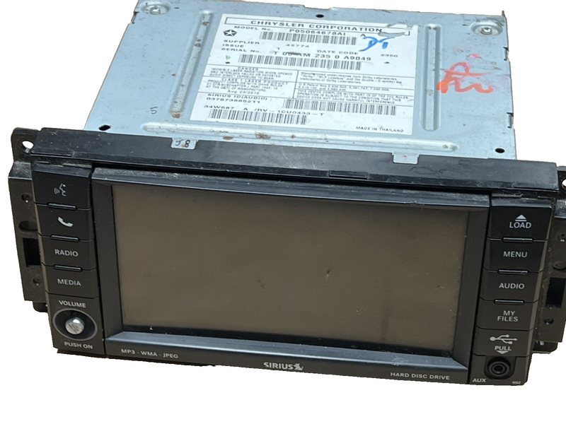 2010 Chrysler Town & Country 3.6L High-Speed RBZ Radio CD MP3 Player 05064678AI