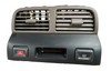 98 1998 Nissan Maxima Dash AC Vents with Clock and Hazard Switch Black Brown