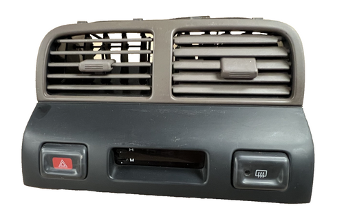 98 1998 Nissan Maxima Dash AC Vents with Clock and Hazard Switch Black Brown