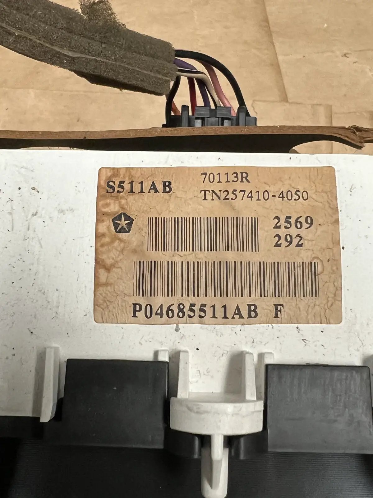 50,746 miles 1999-2000 Dodge Caravan Speedometer Cluster Gauge 04685511AB OEM by Chrysler