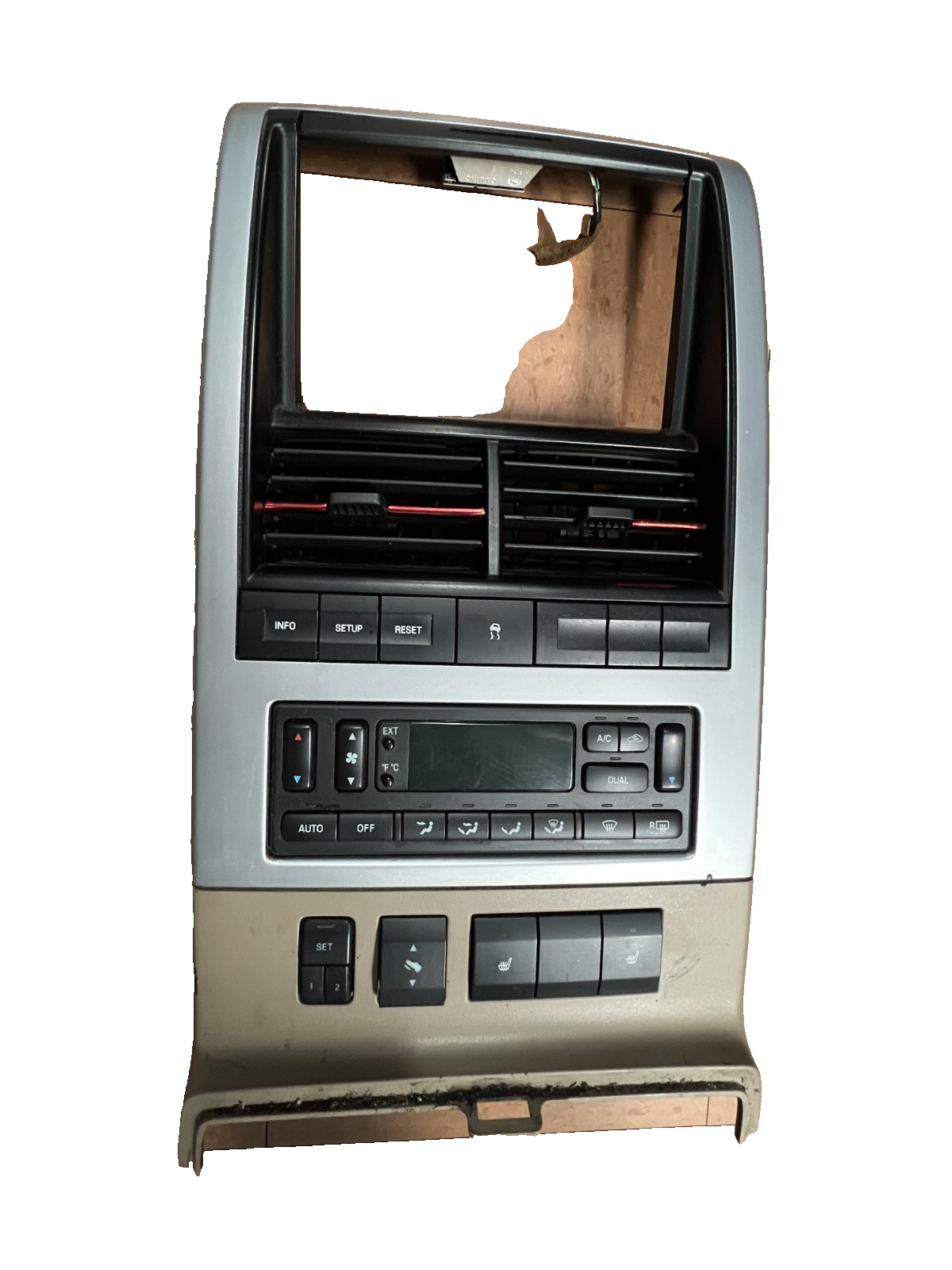 06-10 Ford Explorer Front AC Climate Control Switch with Radio Panel Trim OEM