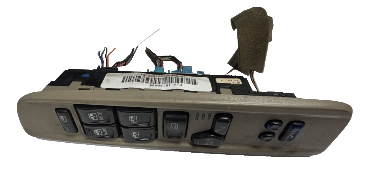 2002-2005 GMC Envoy Rainer Power Window Master Switch Driver Left Side 15180085