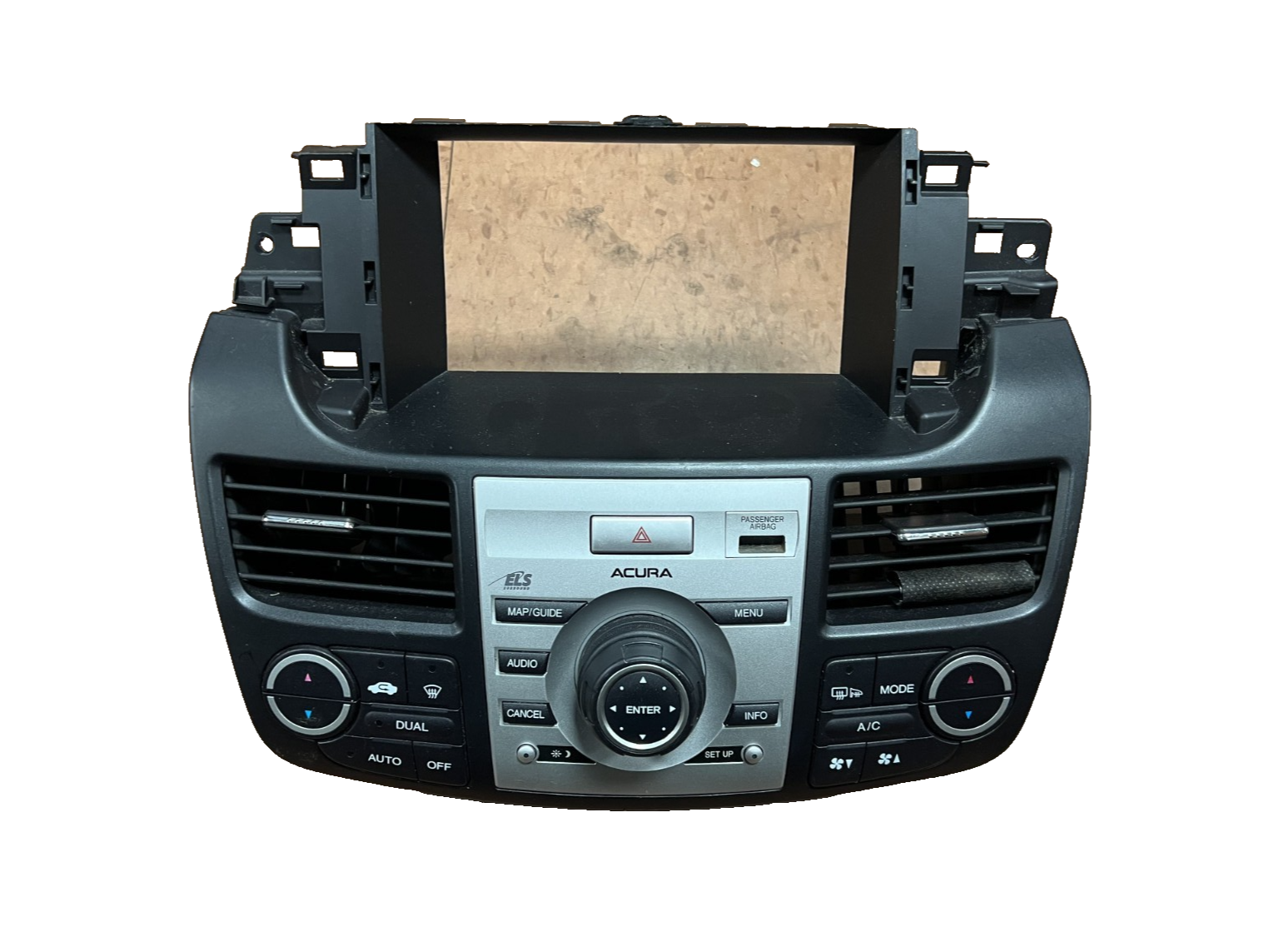 2007-2012 Acura RDX AC Heater Temperature Climate Control Radio Bezel Trim