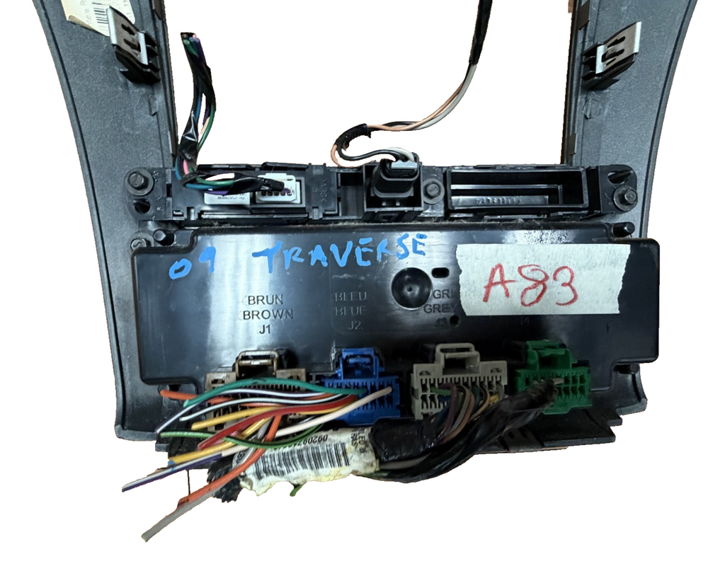 2009-2012 Chevrolet Traverse Dash Trim Bezel Temperature Climate Control