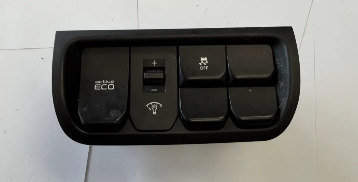 2012-2017 Kia Rio Traction Off Active Eco Dimmer Control Switch 299105391 Black by Kia
