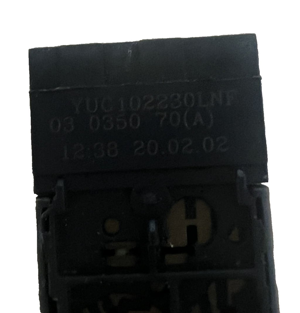 97-05 Land Rover Freelander Rear Window Wiper Control Switch OEM YUG102230LNF