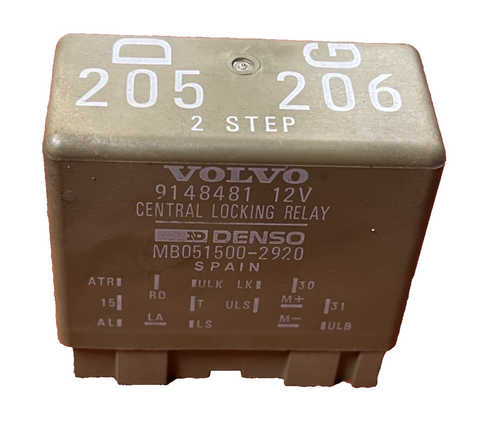 Central Locking Relay 9148481, MB051500 2920 fits 1993-1997 Volvo 850