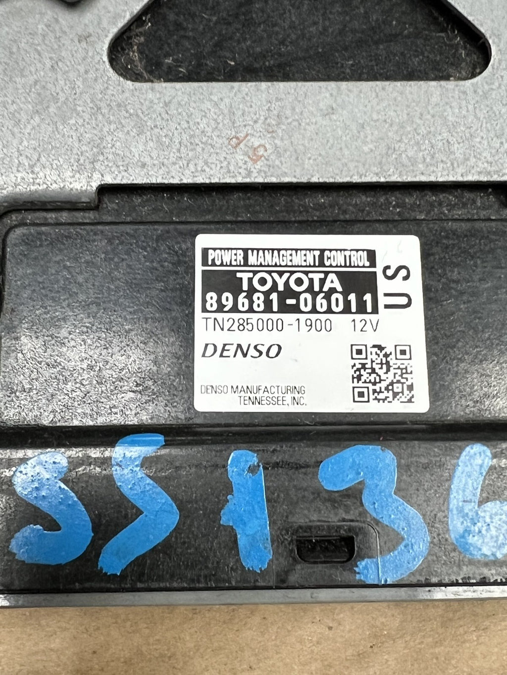 12 2012 Toyota Camry Power Management Control Module 89681 06011, TN285000-1900