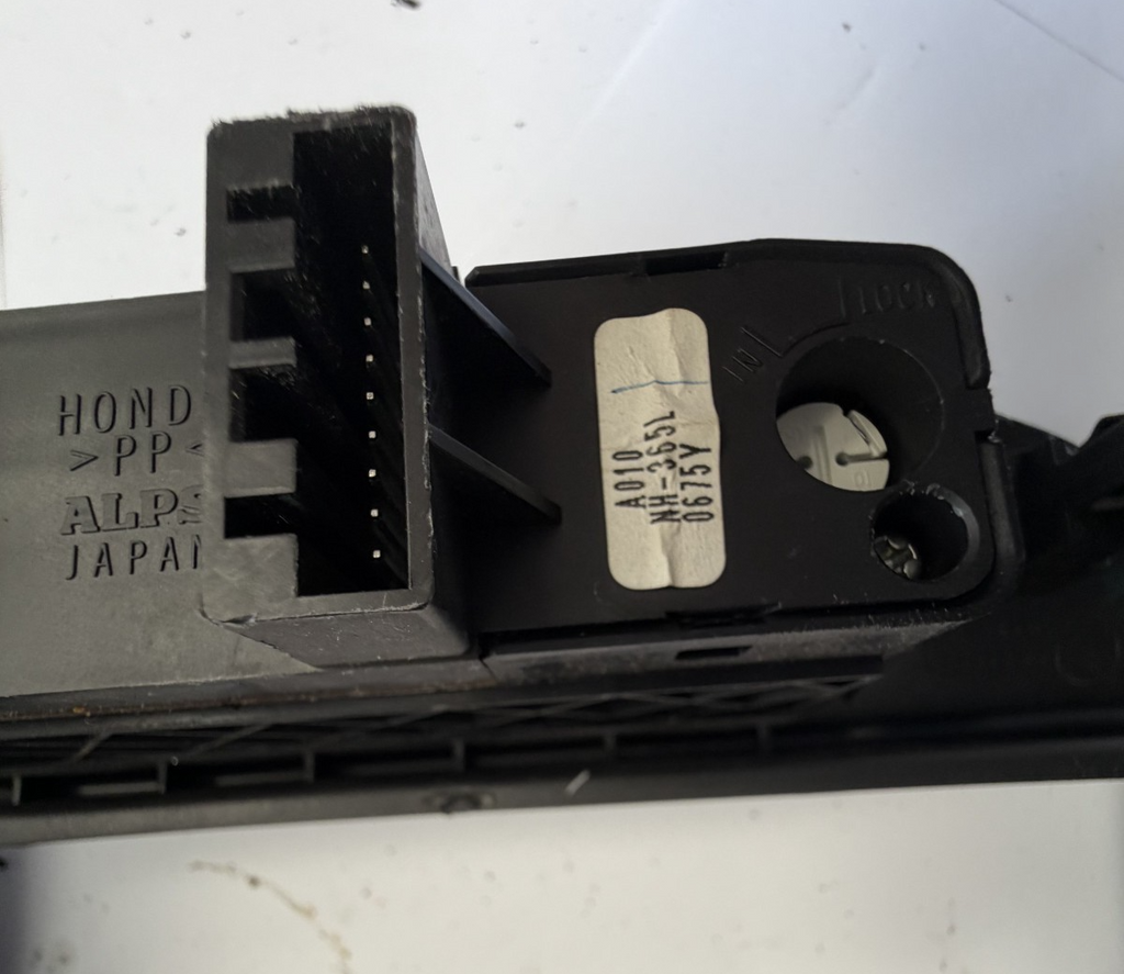 2001-2005 Honda Civic AC Heater Climate Control Panel Bezel Trim Black