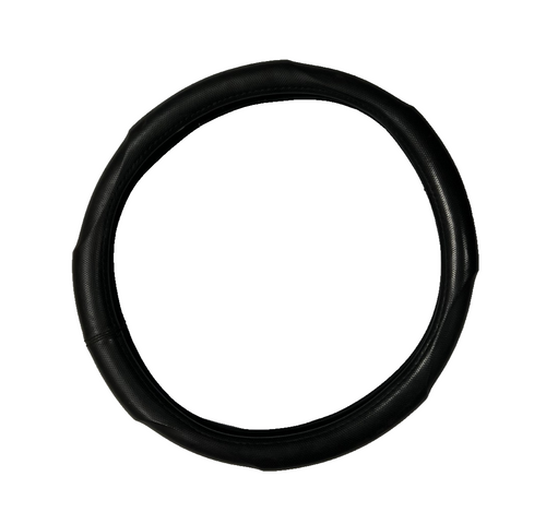 Steering Wheel Cover Black Universal Fit for Grip Synthetic