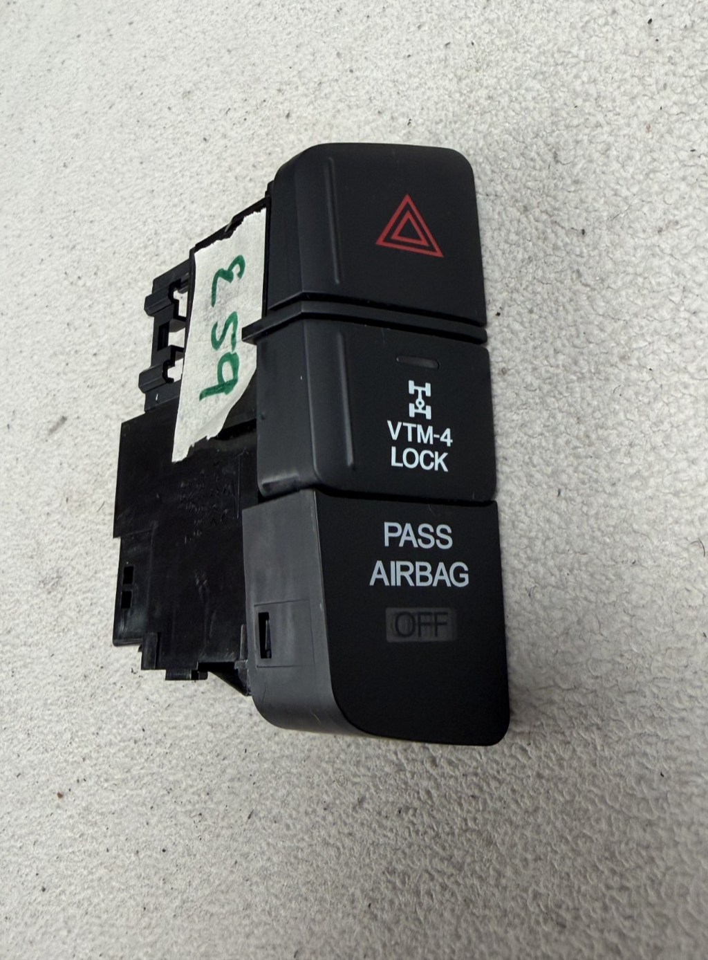 Hazard Light VTM-4 Lock Switch M31338 Black fits 06 07 08 Honda Pilot