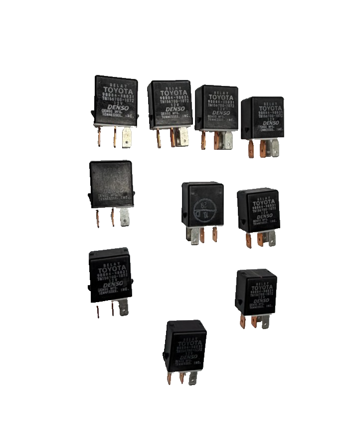10 Pack 1997-2005 Toyota Camry 4 Pin Accessory Power Relay 12V 90084 98031 by Toyota