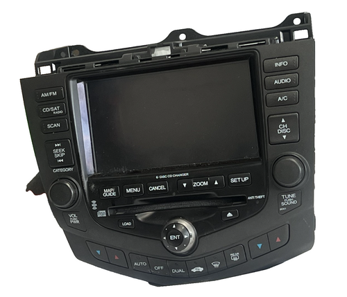 2003-2007 Honda Accord Radio Stereo AUX CD Player Navigation 39051 SDA L410 M1