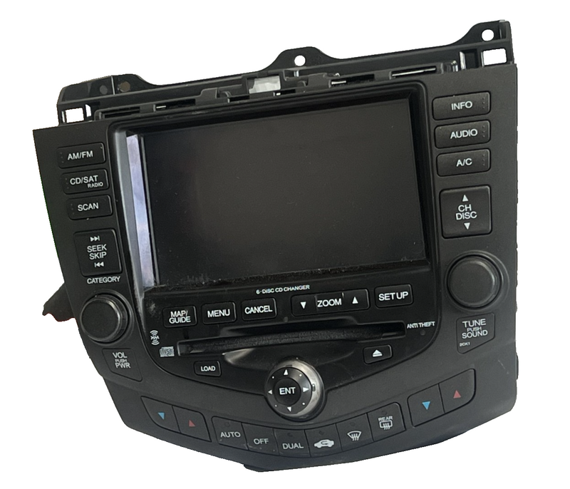 2003-2007 Honda Accord Radio Stereo AUX CD Player Navigation 39051 SDA L410 M1