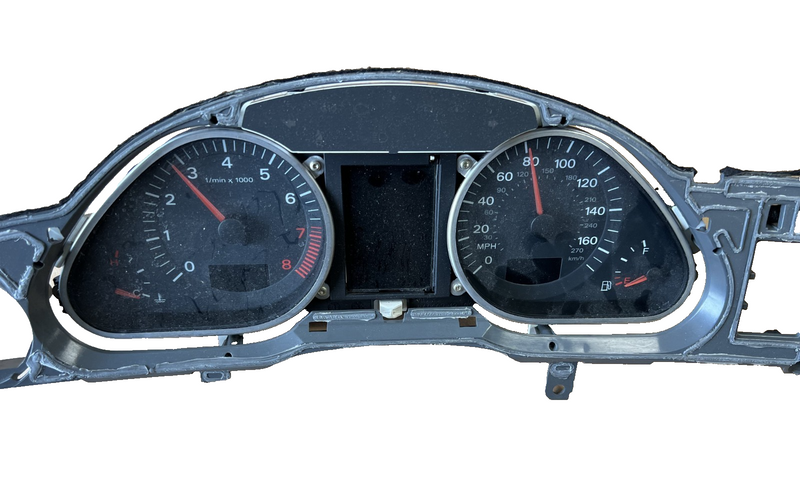 2007-2009 Audi Q7 Instrument Cluster Speedometer with Trim Bezel Assy 5550007301